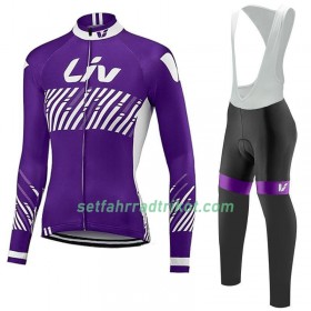 Radbekleidung Radtrikot Langarm + Lang Trägerhose 2017 CCC Liv Damen N003